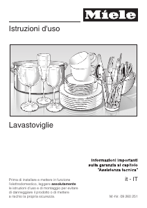 Manuale Miele G 5500 SCi Lavastoviglie