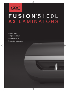 Handleiding GBC Fusion 5100L Lamineermachine