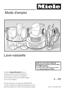 Mode d’emploi Miele G 5600 SCi Lave-vaisselle
