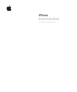 Bruksanvisning Apple iPhone Mobiltelefon