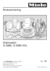 Bruksanvisning Miele G 5985 Diskmaskin