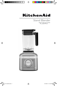 Handleiding KitchenAid 5KSB4026EKG Blender