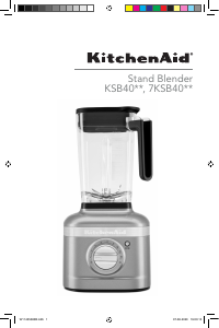 Manual KitchenAid KSB4028PT Blender