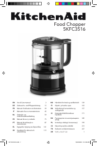 Manual de uso KitchenAid 5KFC3516EER Picador