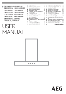 Manual AEG DBB5660HM Hotă