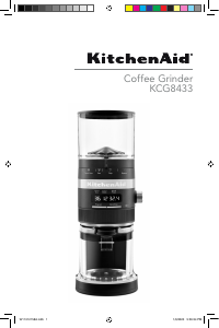 Manual KitchenAid KCG8433BM Coffee Grinder