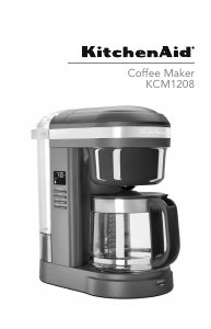 Mode d’emploi KitchenAid KCM1208OB Cafetière