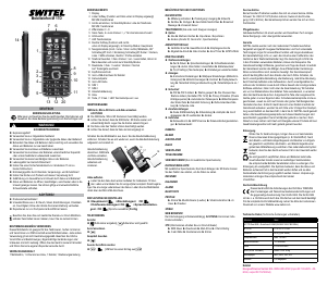 Manual Switel M17D Mobile Phone