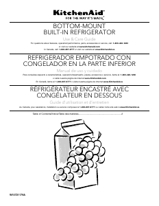 Manual KitchenAid KBBL206ESS Fridge-Freezer