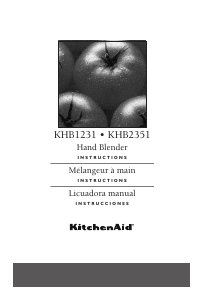 Manual KitchenAid KHB2351OB Hand Blender