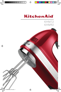 Manual de uso KitchenAid KHM7212QTG Batidora de varillas