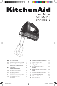 Manual de uso KitchenAid 5KHM9212BOB Batidora de varillas