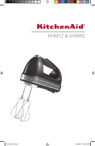 Handleiding KitchenAid KHM7210OB Handmixer