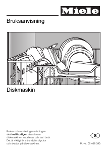 Bruksanvisning Miele G 618 SCVi Diskmaskin