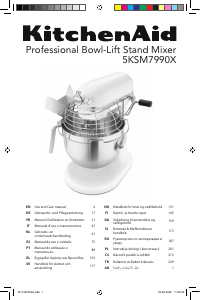 Handleiding KitchenAid 5KSM7990XBSM Standmixer