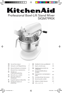 Bruksanvisning KitchenAid 5KSM7990XBWH Kjøkkenmaskin
