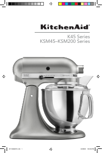 Mode d’emploi KitchenAid KSM95PWH Robot sur socle