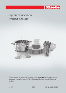 Priručnik Miele G 6410 SC Perilica posuđa