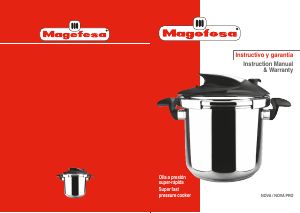 Manual de uso Magefesa Nova Pro Olla a presión