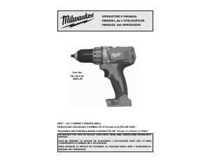 Manual Milwaukee 2601-21 Drill-Driver