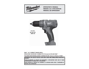 Mode d’emploi Milwaukee 2601-21 Perceuse visseuse