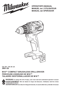 Manual Milwaukee 2801-22CT Drill-Driver