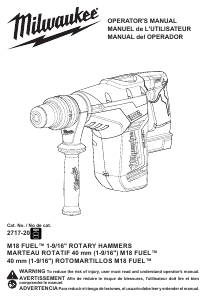 Manual de uso Milwaukee 2717-22HD Martillo perforador