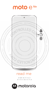 Manual Motorola Moto E32S Telefone celular
