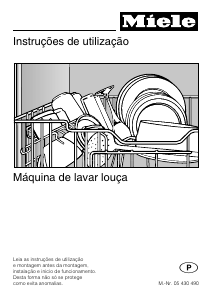 Manual Miele G 651 SC Máquina de lavar louça