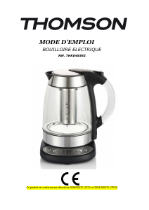Mode d’emploi Thomson THKE45592 Bouilloire