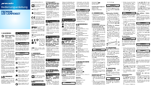 Bedienungsanleitung Provelo 22416 Fahrradlampe