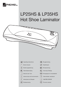 Brugsanvisning Rexel LP25HS Lamineringsmaskine
