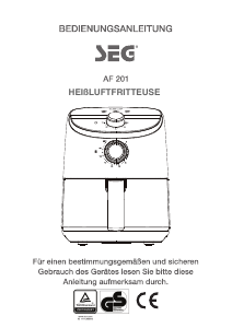 Bedienungsanleitung SEG AF 201 Fritteuse