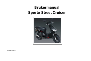 Bruksanvisning Sporto Street Cruiser Skuter