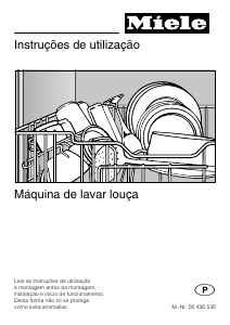 Manual Miele G 691 SC Máquina de lavar louça