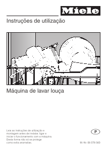 Manual Miele G 698 SCi Máquina de lavar louça