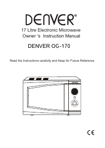 Manual Denver OG-170 Microwave