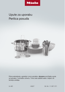 Priručnik Miele G 7280 SCVi Perilica posuđa
