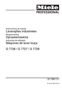 Manual de uso Miele G 7728 Lavavajillas