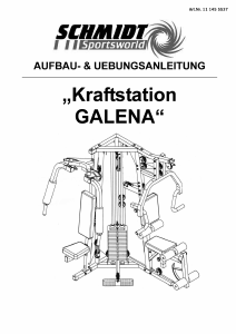 Bedienungsanleitung Schmidt Galena Kraftstation