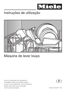 Manual Miele G 851 SCi Plus Máquina de lavar louça