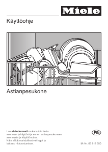 Käyttöohje Miele G 858 SCVi Astianpesukone