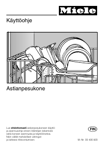 Käyttöohje Miele G 891 SCi Astianpesukone