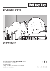Bruksanvisning Miele G 975 Diskmaskin