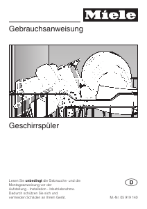 Bedienungsanleitung Miele G 975 SCi Geschirrspüler