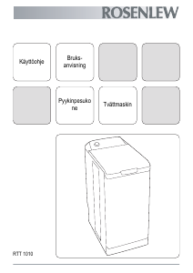 Bruksanvisning Rosenlew RTT1010 Tvättmaskin