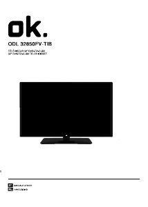 Handleiding OK ODL 32850FV-TIB LED televisie