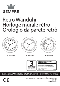 Manuale Sempre KC 0107-03 Orologio