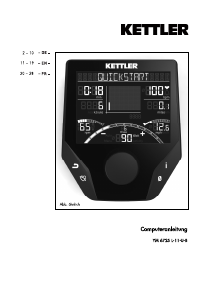 Mode d’emploi Kettler YM 6725 Console de fitness