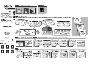 Εγχειρίδιο Aiwa CR-15 Ξυπνητήρι ραδιόφωνο